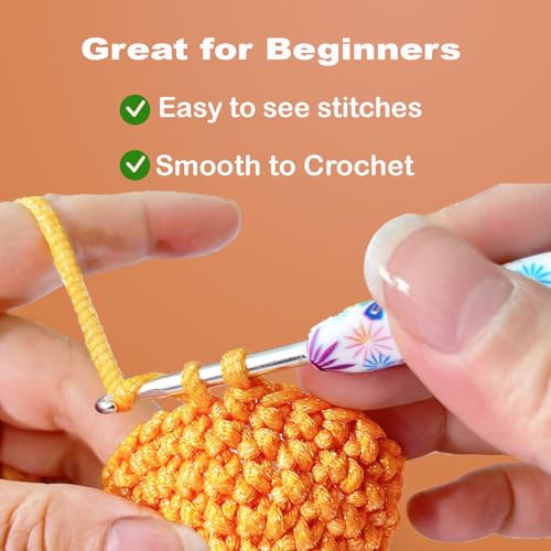 Image of Metallic Sparkle Yarn for Crochet and Knitting with Easy-to-See Stitches, Worsted Weight Medium #4, Beginners Yarn for Amigurumi, Bags, Handmade Gifts, Home Decor (Berry, 1 Pack)