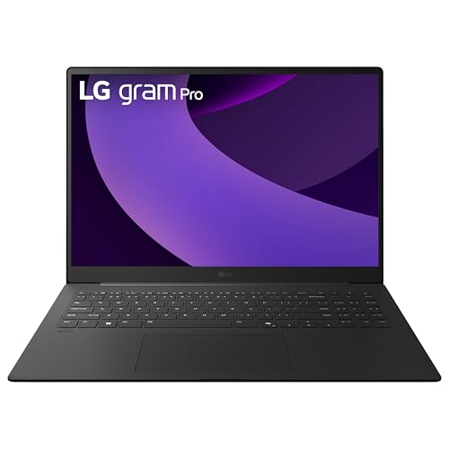 LG gram Pro 16-inch Lightweight Laptop Computer, Intel Evo Edition Powered by Intel Core Ultra7 256V Processor, Copilot+ Windows 11 Home, 16GB RAM, 1TB SSD - Metal Gray