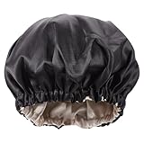 BELLIFFY 子供用エ ックバスシャワーハット 伸縮性バンド付き ダブル 快適