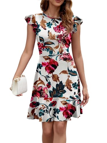 HELYO Summer Dresses for Women Petite Elegant Ruffle...