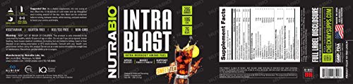 Nutrabio Intra Blast - Advanced Electrolyte Performance Matrix - Amino Acid, Eaa/Bcaa Formula - Non-Gmo, Gluten Free, Intra And Pre Workout Powder - 30 Servings - Sweet Tea #TOP7