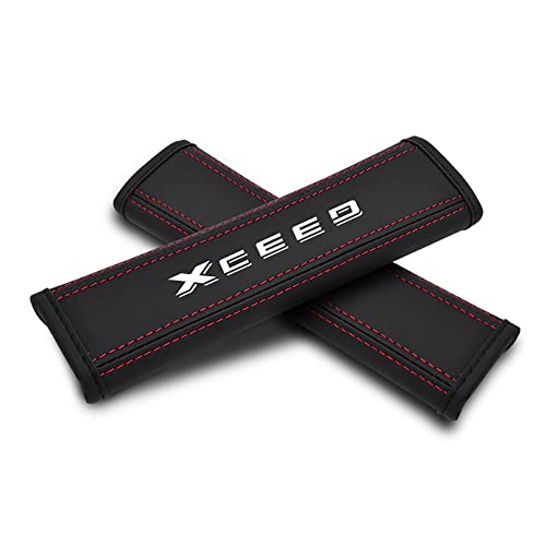 YUNKOU 2 Pezzi Pelle Auto Imbottitura Cintura