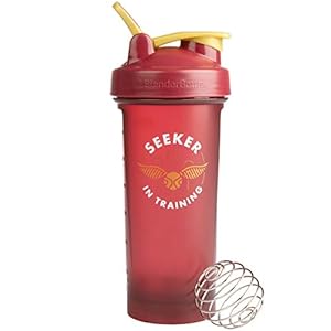 Harry Potter BlenderBottle Shaker Bottle, 28 oz – Seeker in Training – BlenderBall Wisk Mixer Ball – Blend Protein Powder, Sport Drinks, Shakes, Smoothies & More