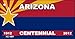 SMART BLONDE Arizona Centennial State Blank Novelty Metal Key Chain KC-1801
