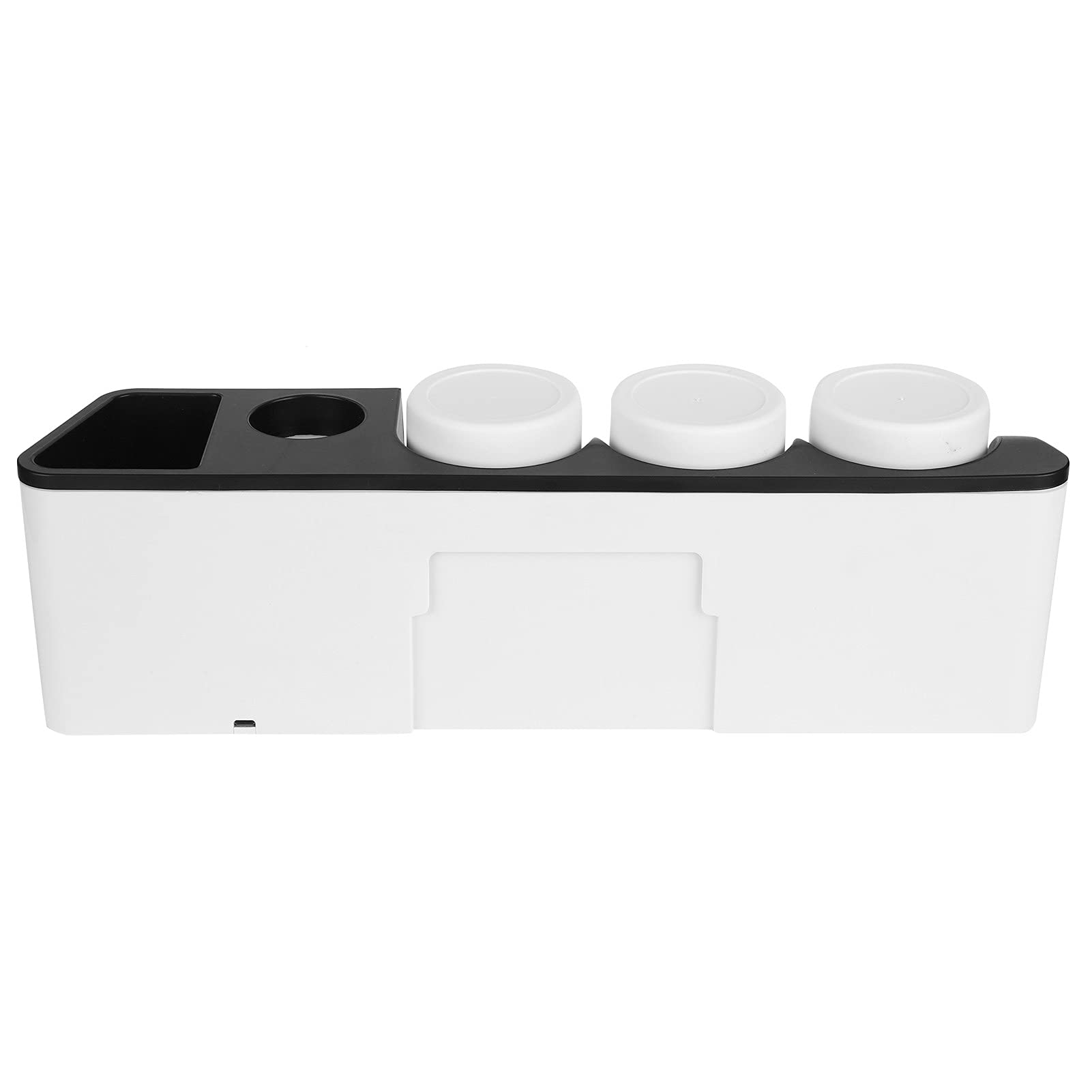 Sensor De Cepillo De Dientes, Soporte De Pared para Cepillo De Dientes con Exprimidor Dispensador De Pasta De Dientes, Carga USB, Sensor Infrarrojo