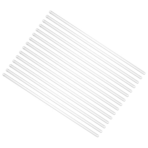 PATIKIL 15 Pcs High Borosilicate Glass Stick, 11.8