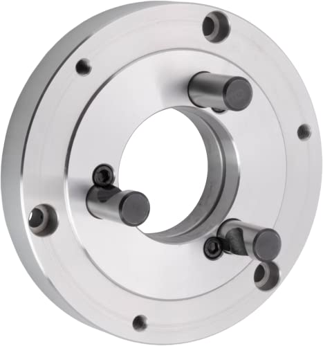 Cme 6" 6-Jaw Self-Centering (Scroll) Lathe Chuck With D1-4 Camlock Backing Plate, 2-Piece Inner Outer Reversible Jaws #TOP3
