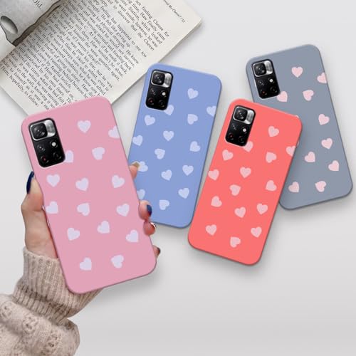 Image of COLORflow Back Cover Compatible with Redmi Note 11 5G / 11S 5G | Heart Celestial Color Customized Back Cover Compatible with Redmi Note 11 5G / 11S 5G