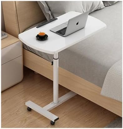 Floating Tv Cabinet for Wall White Mueble Flotante para Tv Floating Entertainment Center Modern Tv Shelf Stands,Overbed Table Height Adjustable Overbed Table Laptop Stand for Bed - Hospital