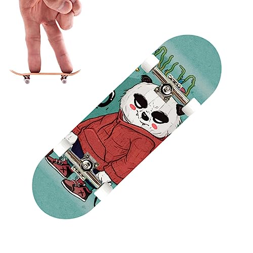 Mini Skates para Dedos,Skate de dedo de madeira Maple, Fingerboards profissionais com rolamentos - P