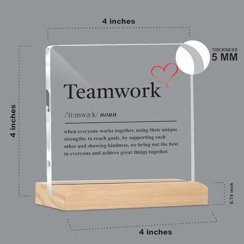 Image of Giftplease Mentor Plaque with Wooden Stand Personalized Gift for Mentor, Coach, Teacher, Appreciation Keepsake, Clear Desk Decor, Inspirational Thank You Gift, Office Table Display MP 83
