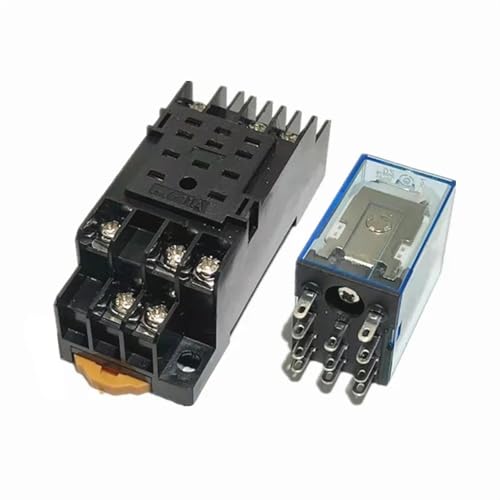 Relais miniature HH53P DPDT AC 110V interrupteur électromagnétique stable