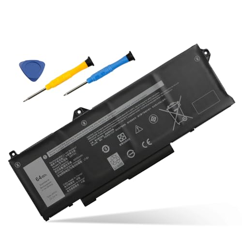 Image of ANTIEE GRT01 64Wh Laptop Battery for Dell Latitude 5421 5431 5521 5531 | Precision 3470 3561 3571 3581 3591 Mobile Workstation Alienware M17 R5 AMD Gaming Battery 0P3TJ 0R05P0 05RGW 15.2V 4-Cell