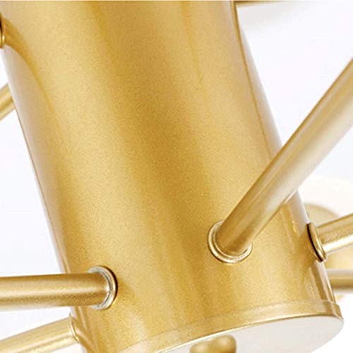Candelabro E27 Sputnik de 6 luces para solucionar techos bajos con luminaria ajustable 5