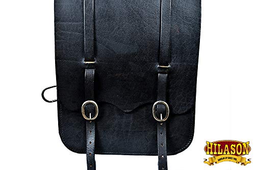 Hilason Horse Western Saddle Bag Heavy Duty Leather Cowboy Trail Ride #TOP2