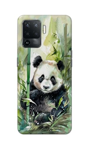 Image of Printed Hard Back Cover for Oppo A94 4G Back Cover (Panda -J1) -190724(EA)