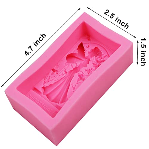 Silicone Soap Molds, Aidoit 3D Large Angel Girl Silicone Mold Beauty Fairy Butterfly Soap Mold For Handmade Soap Diy Cake Baking Art Craft And Dessert #TOP1