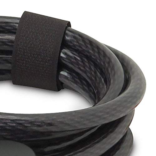 Stealth Cam 6-Foot Master Python Adjustable Multi-Use Steel Security Lock Cable For Game Cameras With Cut Resistant Material, Black, 2 Pack #TOP4