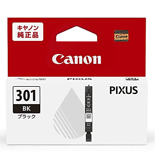 Canon キヤノン 純正 インクカートリッジ BCI-301BK 染料ブラック 小