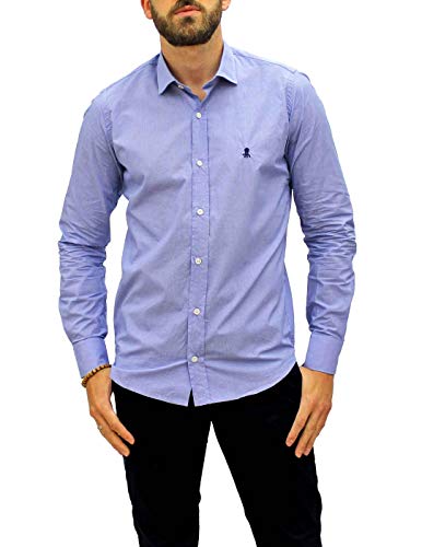 EL PULPO Camisa Cuadrille 4019 Azul Hombre Medium Azul