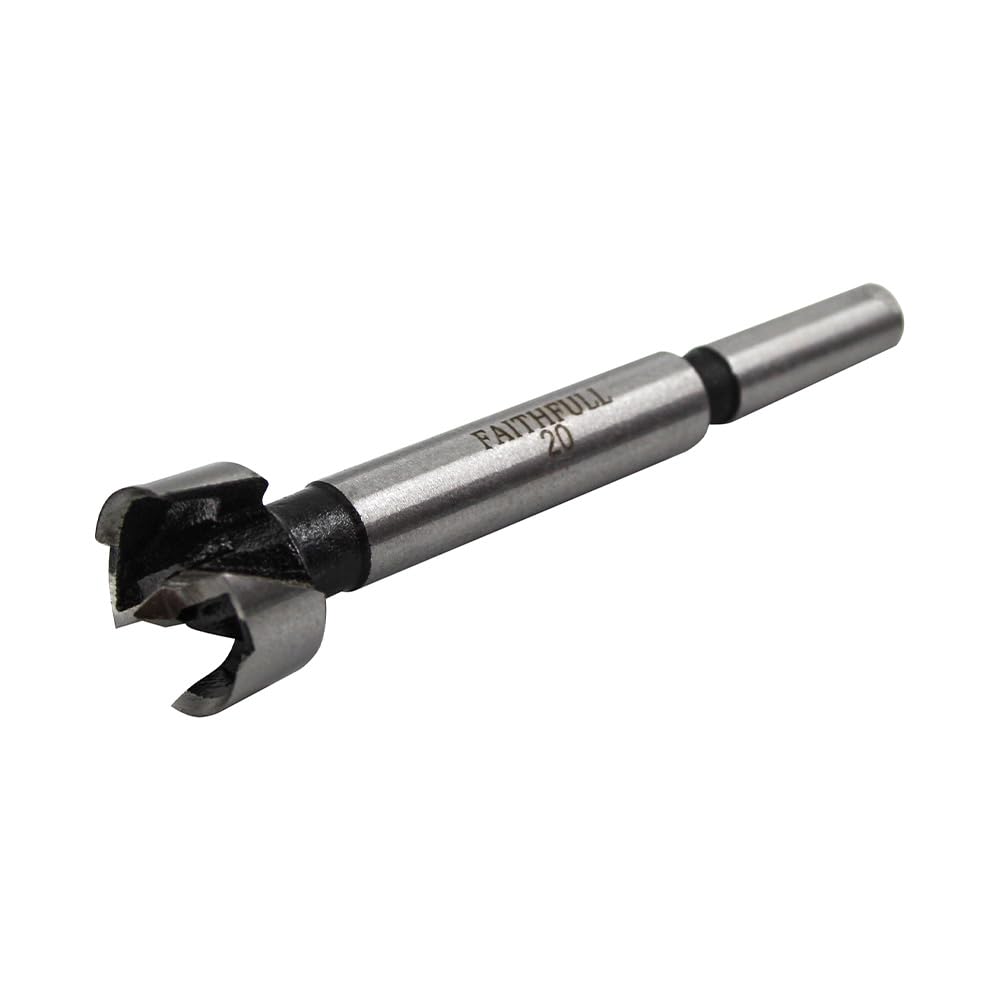 Faithfull FAIFOR20 Forstner Bit for Hardwood, Softwood, Drilling, Boring, Straight, Angled, Overlapping, Pocket holes - 20mm