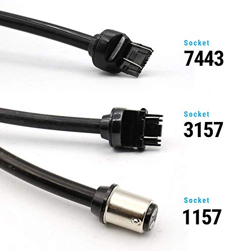 image for Syneticusa 3157 Error Free Dual Color Type 2 Switchback DRL LED Turn S