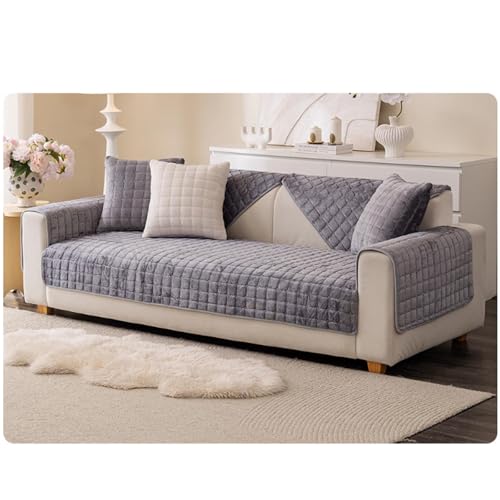 Couverture sofa en flanelle epaisse lavable pour protection de canape - 2