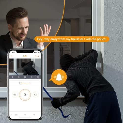 IMOU Bullet 2 4MP - Outdoor Bullet Camera, Super HD 2K with Full Colour Nightvision, Built In Spotlights, AI Human Detection, 2 Way Audio, 110dB Siren & Local Hot-Spot Connection - H.265