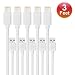 Travalo 6 Pack [Heavy Duty] Lightning Cable for iPhone iPad and iPod - 3 Feet / 1