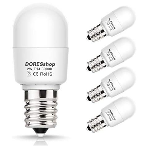 DORESshop E14 Bombilla Nevera LED, 4 Unidades Cover