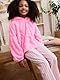 NEXT Kurze Kapuzendecke aus Jacquard-Fleece, Happy Face Rosa 3-4 Jahre