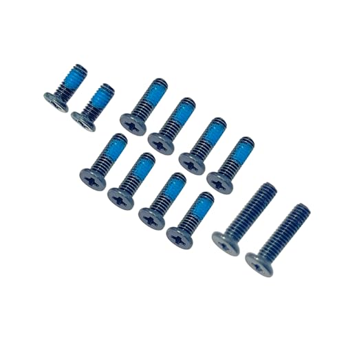 HSSDTECH Lower Bottom Base Cover Case Screws Replacement for ASUS TUF Dash F15 FX517 FX517Z FX517ZM FX517ZE FX517ZC FX517ZR Bottom Case Screws
