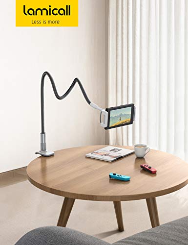 Lamicall B078M61HHB Gooseneck Tablet Holder, Tablet Mount : Flexible Arm Clip Tablet Stand thumb #6