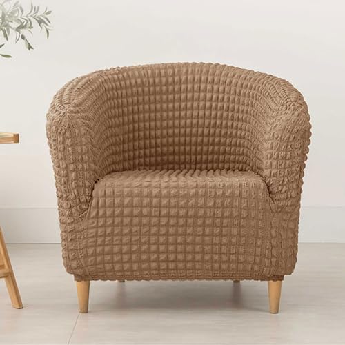 Housse de canapé extensible en seersucker pour protéger des taches et animaux