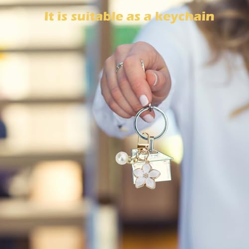 Image of Keychains Aesthetic, Cute Butterfly Bag Charms for Handbags, Alloy Metal Key Chain Set, Colorful Accessories for Women, Girls, Trendy Bag Charm for Car Keys
