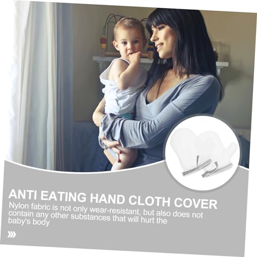 FAVOMOTO Scratch Newborn Boys and Girls Gloves Mittens Finger Sucking Stop Guard for Home Outdoor4