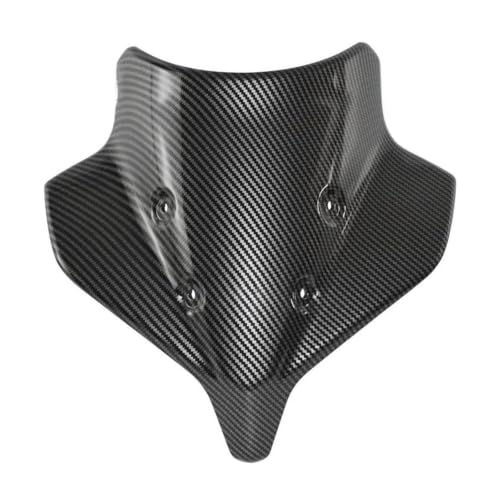 Pare-brise moto pour MT-10 déviation du flux d'air et protection contre le vent aspect carbone