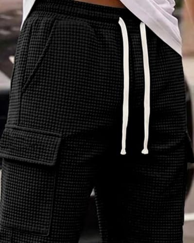 Image of AUSK Classic Relaxed Fit Cargo Stretch Shorts for Mens| Half Pant Cargo Shorts with Pockets | Casual Shorts for Mens