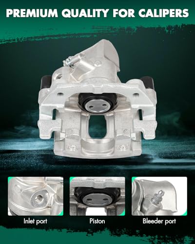 Image of SCITOO 19B2954 19B2955 Rear Left & Right Disc Brake Calipers Assembly w /Bracket For Mazda For 3 2004-2009,For Mazda For 3 Sport 2009-2009