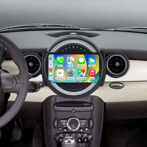 Autoradio Android 15 avec CarPlay sans fil pour connecter votre smartphone en Mini Cooper R56