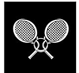 MDGCYDR Autoaufkleber 20Cm(7.87 inches) Tennisschläger Sport Auto Aufkleber Vinyl Dekor Schwarz/Silber（D1N18078N）