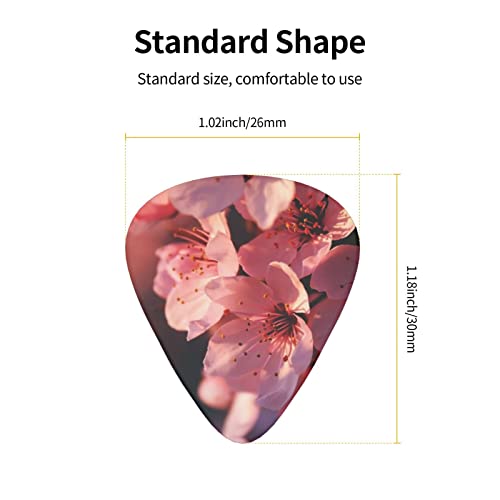 Médiators en celluloïd coloré pour guitare basse, amateurs de musique, guitares, électriques et acoustiques avec fleurs roses de 0,46 mm, 0,71 mm, 0,96 mm - Les Beatles, Paul McCartney, John Lennon, RIngo Starr, George Harrison Médiators en celluloïd coloré pour guitare basse, amateurs de musique, guitares, électriques et acoustiques avec fleurs roses de 0,46 mm, 0,71 mm, 0,96 mm – Image 5