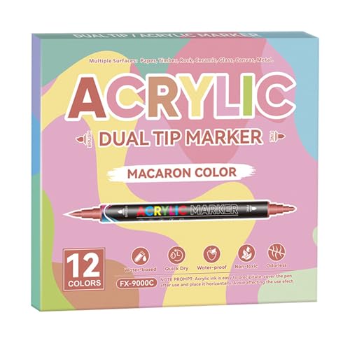 Rotuladores de doble punta para acuarela, suministros de pintura artística para manualidades, álbumes de recortes y proyectos escolares, marcadores de pintura de acuarela