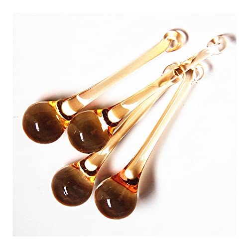 Lustre Cristal Prismes Pendentifs 14pcs 20 * 80mm Pendentifs de Lustre en Cristal de Goutte de Pluie Pièces de Rechange pour Lampe d'éclairage Crystals