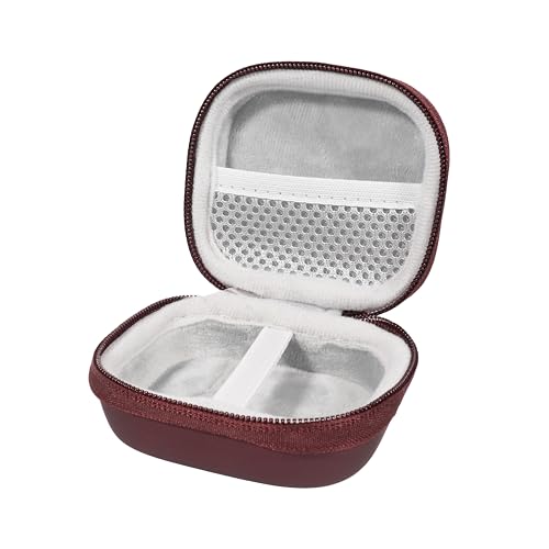 Image of Case for JLab Go Pop+,Go Air Pop,Air Tones+ / Tones, JBuds Mini True Wireless Earbuds, Compact Organizer for the Charger case and Charger Cord (Red)