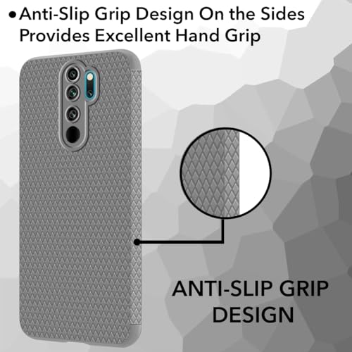 Image of Jkobi Back Cover Case for Xiaomi Mi Redmi Note 8 Pro (Liquid Silicone | Side Grip | Camera Protection)