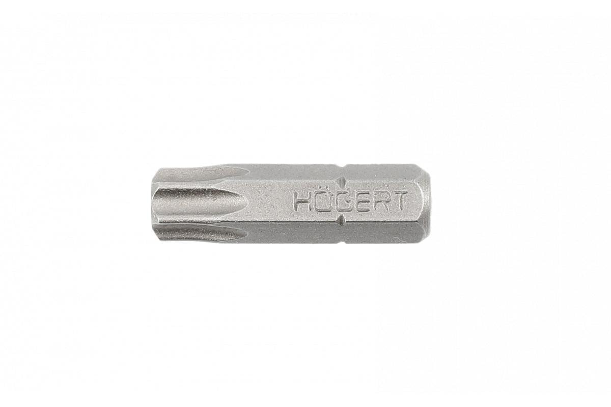 Högert Technik HT1S336 Torx Screwdriver Bit T10 25 mm Pack of 5