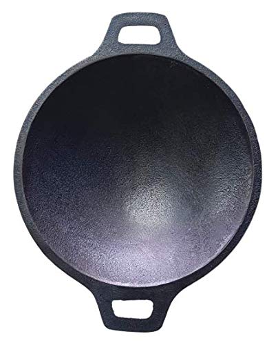 Image of SIRAJ COOKWARE CAST Iron Seasoned APPAM PAN 8 inch ( 203 mm)