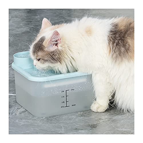 Fuente de agua automática para gato y perro color dorado miniatura 4