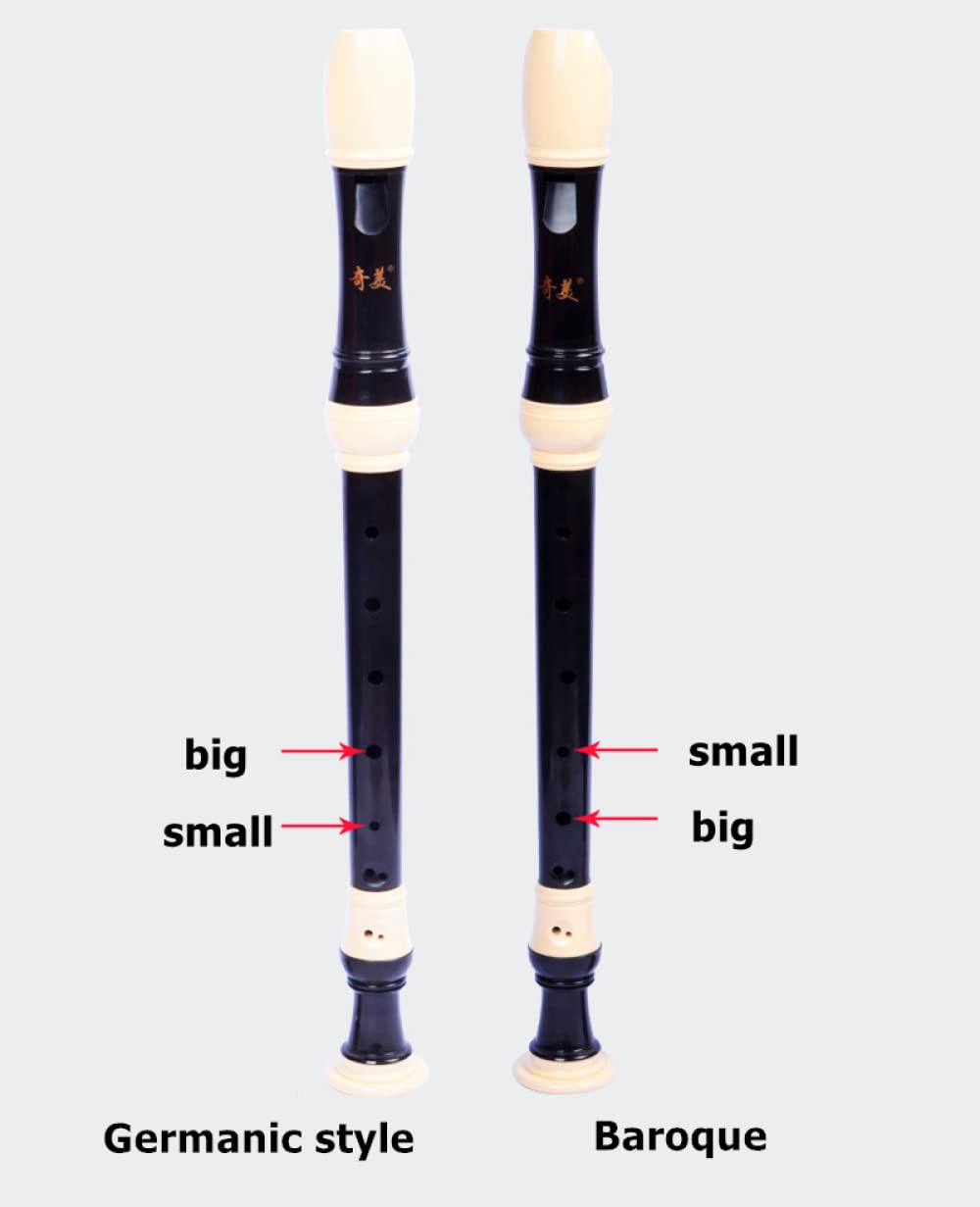 TsoLay Flauta para Principiantes Flauta ABS, Flauta Dulce, Clarinete de 8 Agujeros germánico y Barroco, Llave F, Flauta Vertical, Instrumentos Musicales, Flauta para Principiantes Instrumento Musical